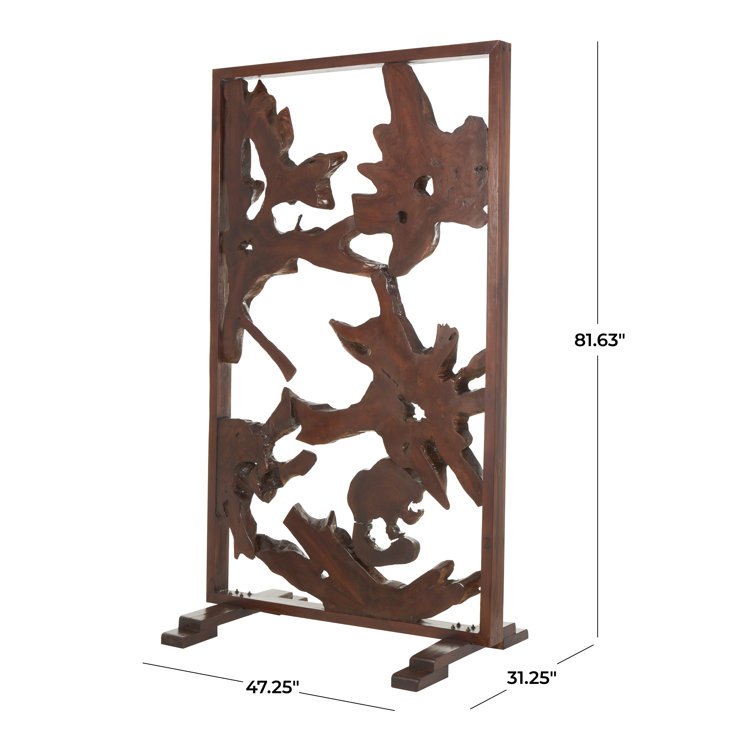 Loon Peak® Jahana Solid Wood Single Panel Room Divider Wayfair Canada